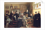 The Estate Auction, 1903 by Carl Johann Spielter