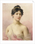 A Young Beauty by Jules Frederic Ballavoine