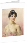 A Young Beauty by Jules Frederic Ballavoine