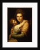 Portrait of the artist's wife and daughter by Richard Cosway