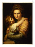Portrait of the artist's wife and daughter by Richard Cosway