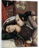 Embracing lovers, second half of the 19th century by Abu'l Hassan Ghaffari