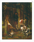 L'Hallali or La Curee, 1858-62 by Gustave Courbet