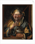 A jester with a cat by Jacob Jordaens