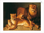 A Pride of Lions, 1801-02 by Jean-Baptiste Huet