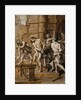 The Flagellation, en brunaille by Abraham Jansz. van Diepenbeeck