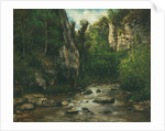 Paysage proche de Puit Noir pres d'Ornans, after 1872 by Gustave Courbet