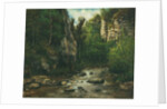 Paysage proche de Puit Noir pres d'Ornans, after 1872 by Gustave Courbet
