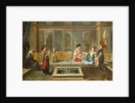 Armenian interior with a sultan and his favourite by Jean Baptiste Vanmour