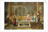 Armenian interior with a sultan and his favourite by Jean Baptiste Vanmour