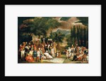 The hunting party of Sultan Ahmed III by Jean Baptiste Vanmour