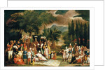 The hunting party of Sultan Ahmed III by Jean Baptiste Vanmour