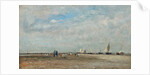 Les ramasseurs de coquillages, Trouville by Charles Francois Daubigny