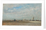 Les ramasseurs de coquillages, Trouville by Charles Francois Daubigny