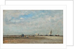 Les ramasseurs de coquillages, Trouville by Charles Francois Daubigny