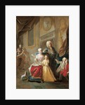 Portrait of a family in an interior by Francois de Troy