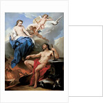 Venus requesting Vulcan to make arms for Aeneas by Carle van Loo
