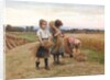 The Young Harvesters, 1895 by Cesar Pattein