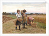The Young Harvesters, 1895 by Cesar Pattein