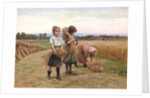 The Young Harvesters, 1895 by Cesar Pattein