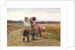 The Young Harvesters, 1895 by Cesar Pattein
