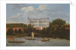 A view of Syon House from the Thames by Robert (attr. to) Griffier