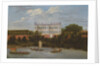 A view of Syon House from the Thames by Robert (attr. to) Griffier