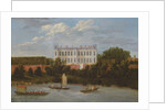 A view of Syon House from the Thames by Robert (attr. to) Griffier
