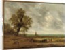A panoramic landscape with travellers on a path, the city of Amersfoort beyond, 1634 by Salomon van Ruisdael or Ruysdael