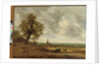A panoramic landscape with travellers on a path, the city of Amersfoort beyond, 1634 by Salomon van Ruisdael or Ruysdael