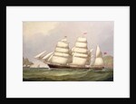 The barque 'Undaunted' off Ailsa Craig, with merchant ships beyond by C.H. Fyfe