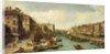 The Grand Canal near the Rialto Bridge, Venice, c.1730 by (1697-1768) Canaletto
