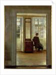 A Lady in an Interior by Carl Holsoe