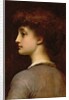 Portrait of a young girl by Frederic Leighton