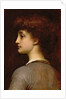 Portrait of a young girl by Frederic Leighton