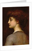 Portrait of a young girl by Frederic Leighton