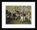 The Weighing-in Room, Hurst Park, 1924 by John Lavery