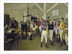 The Weighing-in Room, Hurst Park, 1924 by John Lavery