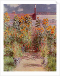 The Garden at Vetheuil, 1881 by Claude Monet