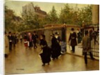 Leaving La Madeleine by Jean Beraud