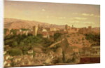 A View of Granada by Heinrich Hansen