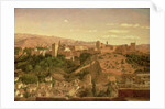A View of Granada by Heinrich Hansen