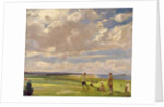 Lady Nancy Astor playing golf at North Berwick, 1920 by John Lavery