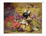 Kittens at Play by Leon-Charles Huber