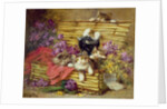 Kittens at Play by Leon-Charles Huber