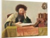 A Rabbi reading the Talmud by Isidor (1853-1921) (follower of) Kaufmann