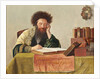A Rabbi reading the Talmud by Isidor (1853-1921) (follower of) Kaufmann