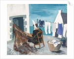 Mending Nets, Tréboul, c.1930 by Christopher Wood