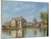 The Bridge and Mills of Moret sur Loing, 1892 by Alfred Sisley