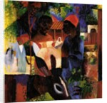 Market in Tunis, 1914 by August Macke